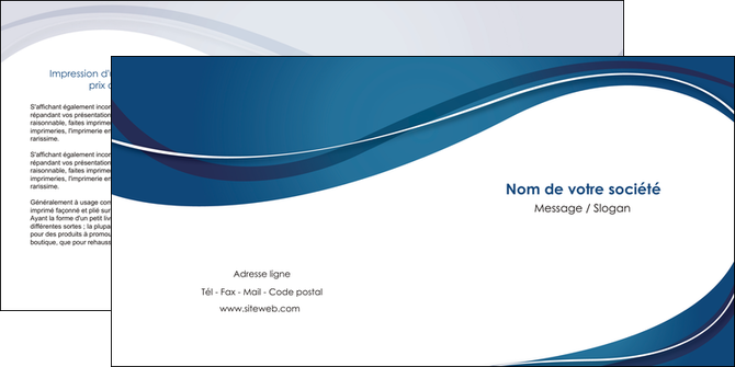 modele en ligne depliant 2 volets  4 pages  web design bleu fond bleu courbes MFLUOO74845
