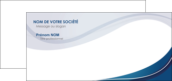 personnaliser maquette carte de correspondance web design bleu fond bleu courbes MFLUOO74853