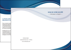 personnaliser modele de depliant 2 volets  4 pages  web design bleu fond bleu courbes MFLUOO74855