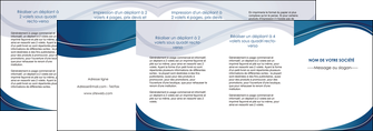 personnaliser maquette depliant 4 volets  8 pages  web design bleu fond bleu courbes MFLUOO74865