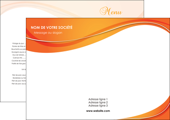 realiser set de table orange fond orange couleur MIF75195