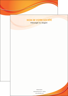 creer modele en ligne affiche orange fond orange couleur MIF75197