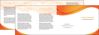 creation graphique en ligne depliant 4 volets  8 pages  orange fond orange couleur MIF75243