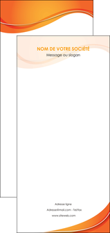 faire modele a imprimer flyers orange fond orange couleur MIF75245