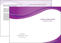 modele en ligne depliant 2 volets  4 pages  web design violet fond violet couleur MLGI75253