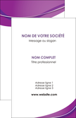 faire modele a imprimer carte de visite web design violet fond violet couleur MLGI75257