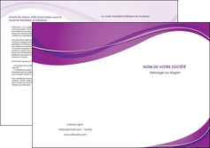 personnaliser modele de depliant 2 volets  4 pages  web design violet fond violet couleur MLGI75287