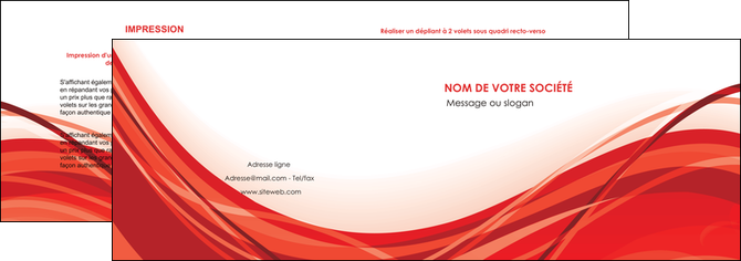 creer modele en ligne depliant 2 volets  4 pages  web design texture contexture structure MFLUOO75473