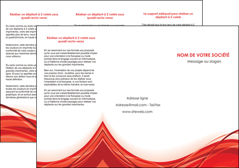 realiser depliant 3 volets  6 pages  web design texture contexture structure MFLUOO75483