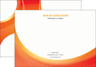 personnaliser modele de affiche web design orange fond orange colore MIFBE75619