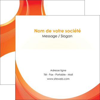 exemple flyers web design orange fond orange colore MIFBE75635