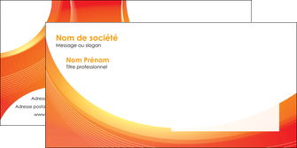 creer modele en ligne enveloppe web design orange fond orange colore MIFBE75639