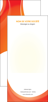 personnaliser maquette flyers web design orange fond orange colore MIFBE75651