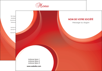 impression set de table web design rouge couleur colore MIF75653