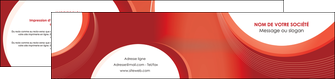 cree depliant 2 volets  4 pages  web design rouge couleur colore MIF75689