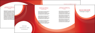 maquette en ligne a personnaliser depliant 4 volets  8 pages  web design rouge couleur colore MIF75695