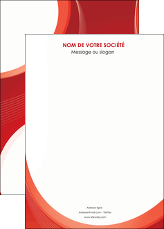 modele affiche web design rouge couleur colore MIF75697