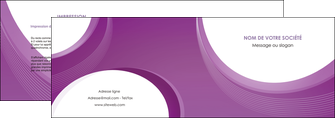 modele en ligne depliant 2 volets  4 pages  web design violet fond violet courbes MLIGCH75721