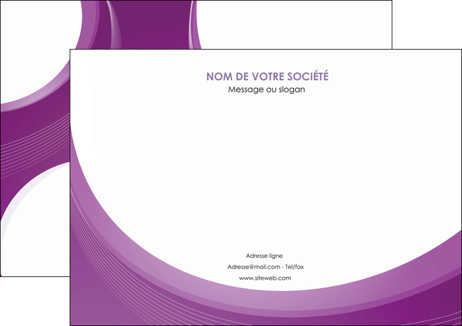exemple affiche web design violet fond violet courbes MLIGCH75723