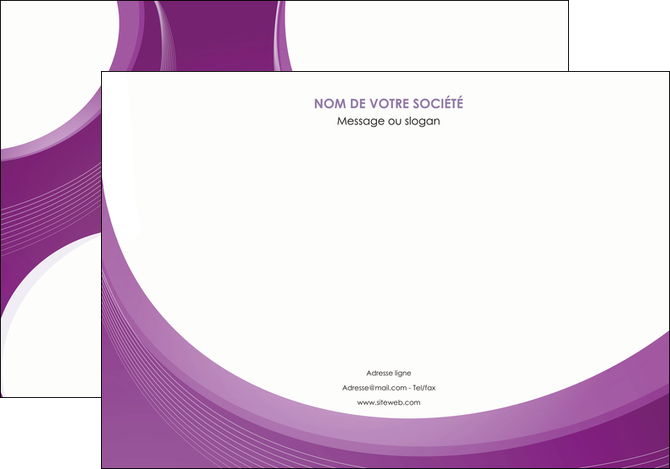 creer modele en ligne affiche web design violet fond violet courbes MLIGCH75727