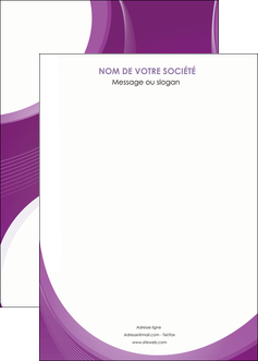 imprimerie affiche web design violet fond violet courbes MLIGCH75749