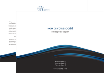 personnaliser maquette set de table web design fond noir bleu abstrait MLIGBE75975