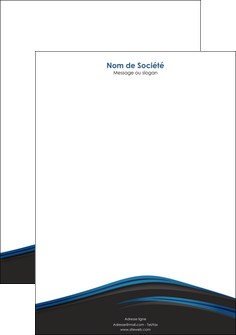 imprimerie tete de lettre web design fond noir bleu abstrait MLIGBE76007