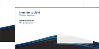 impression enveloppe web design fond noir bleu abstrait MLIGBE76013