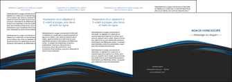 creation graphique en ligne depliant 4 volets  8 pages  web design fond noir bleu abstrait MLIGBE76023