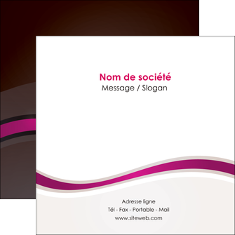 Impression imprimerie discount prospectus Web Design papier à prix discount et format Flyers Carré 12 x 12 cm
