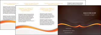 faire depliant 4 volets  8 pages  web design orange gris texture MLIGBE77191