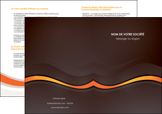 faire modele a imprimer depliant 2 volets  4 pages  web design orange gris texture MLIGBE77199