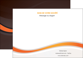 creer modele en ligne affiche web design orange gris texture MLIGBE77239