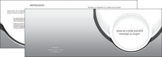 realiser depliant 2 volets  4 pages  web design gris fond gris rond MLIG78967