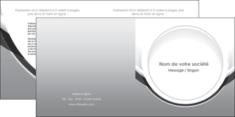 imprimerie depliant 2 volets  4 pages  web design gris fond gris rond MLIG78979