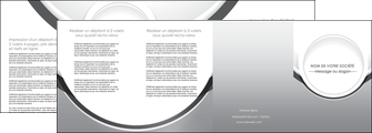 modele en ligne depliant 4 volets  8 pages  web design gris fond gris rond MLIG78993