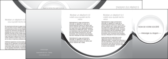 imprimer depliant 4 volets  8 pages  web design gris fond gris rond MLIG78999