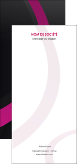 personnaliser modele de flyers web design noir fond noir violet MLIG79001