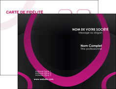 creer modele en ligne carte de visite web design noir fond noir violet MLIG79033