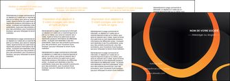 creer modele en ligne depliant 4 volets  8 pages  web design noir orange texture MLGI79155