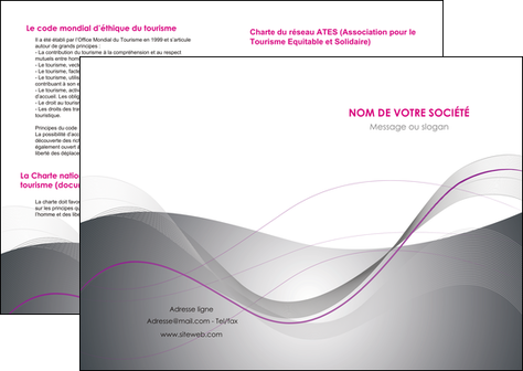imprimerie depliant 2 volets  4 pages  web design gris fond gris texture MIDBE79177