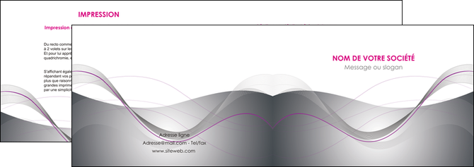 impression depliant 2 volets  4 pages  web design gris fond gris texture MIDBE79187