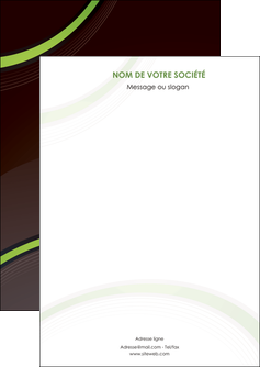 exemple flyers web design noir fond noir vert MID79225