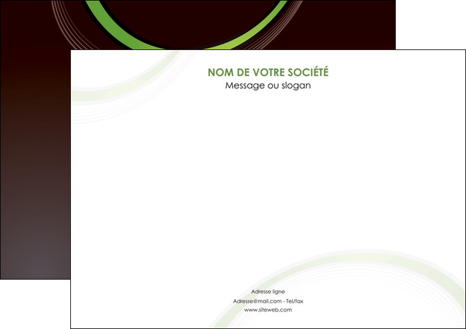 cree affiche web design noir fond noir vert MID79243