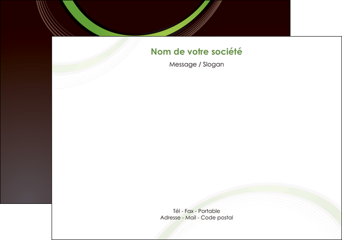 modele flyers web design noir fond noir vert MID79245