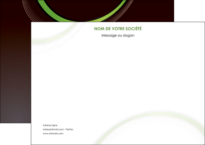 faire modele a imprimer flyers web design noir fond noir vert MID79255