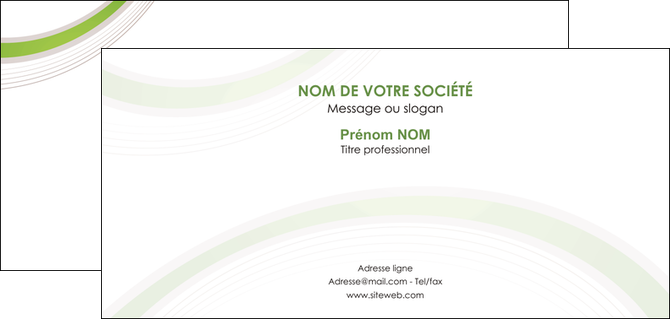 exemple carte de correspondance web design noir fond noir vert MID79259