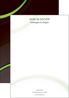 impression flyers web design noir fond noir vert MID79267