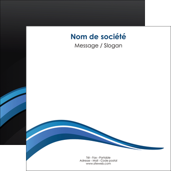 exemple flyers web design bleu couleurs froides gris MLIGBE79577