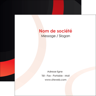 personnaliser maquette flyers web design rouge rond abstrait MIF79665